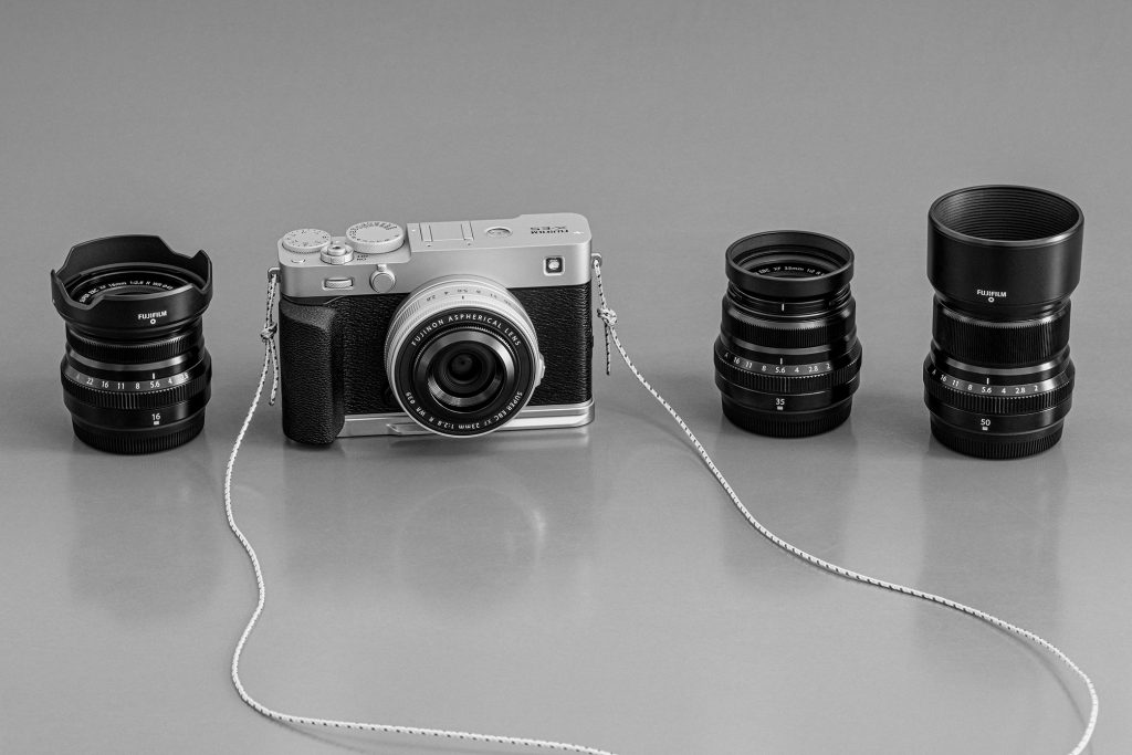 Mein Objektiv-Quartett von Fujifilm, Foto: Martin Hülle