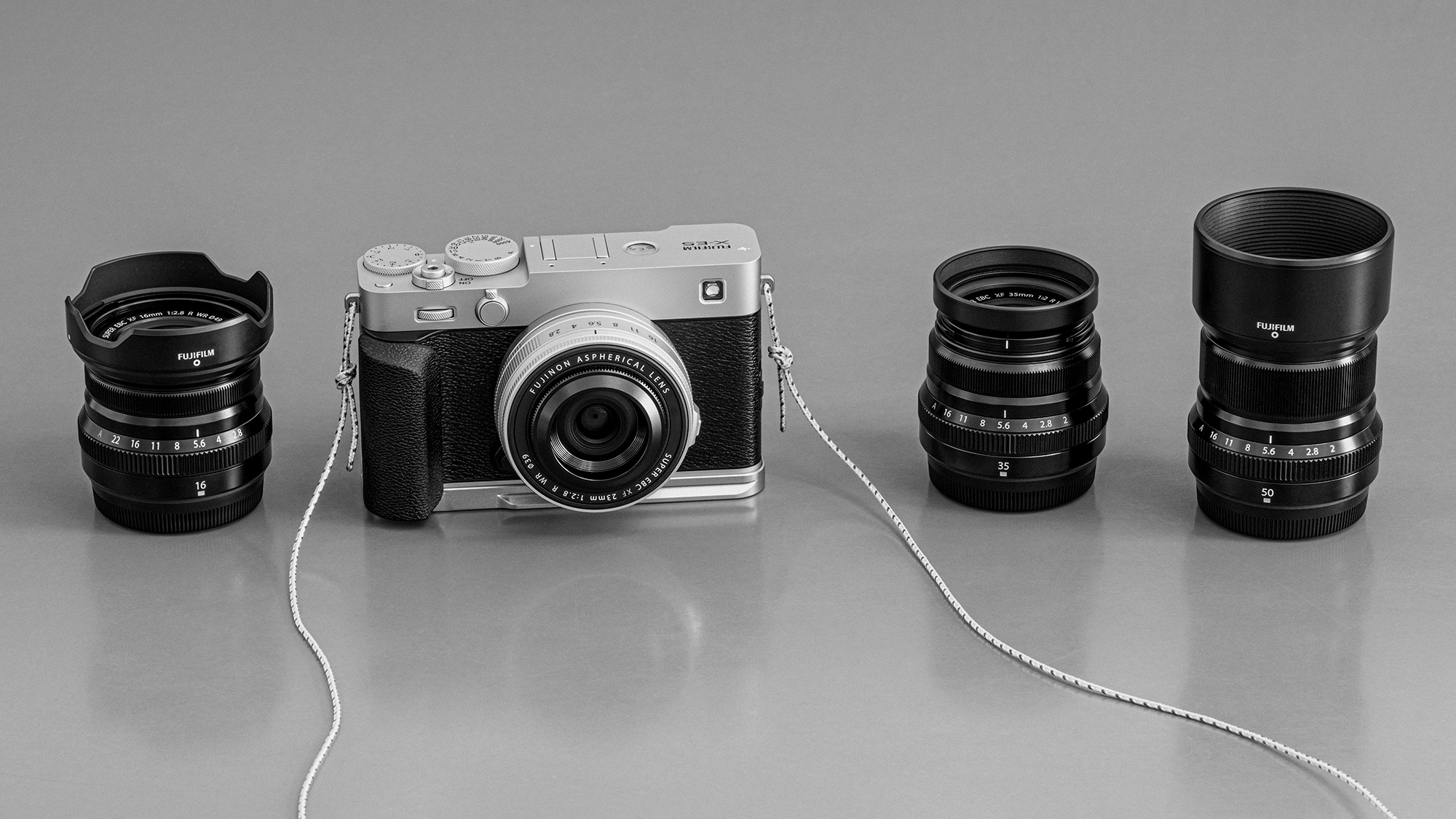 Mein Objektiv-Quartett von Fujifilm, Foto: Martin Hülle