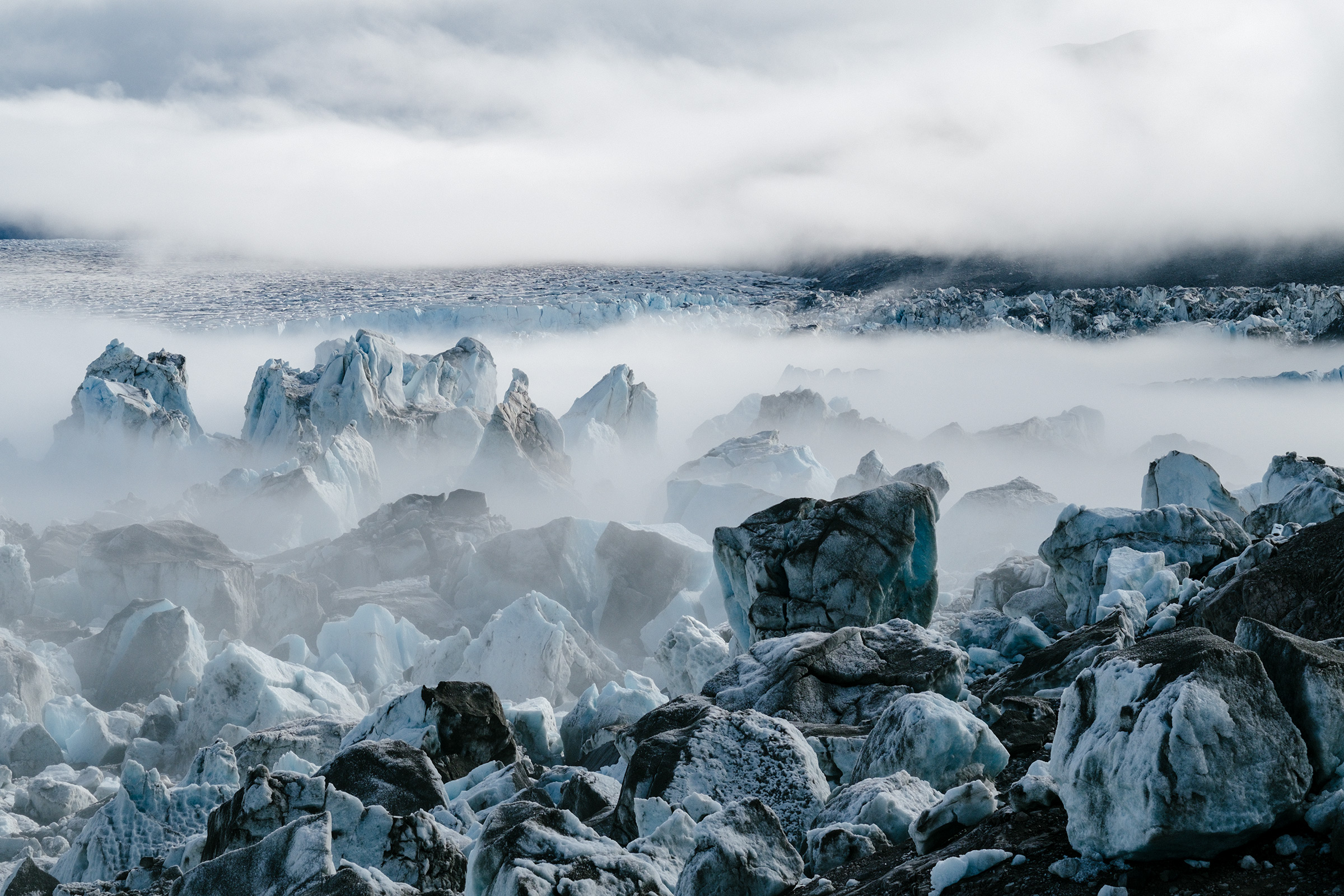 Hullet und Sydgletscher, Grönland, Foto: Martin Hülle